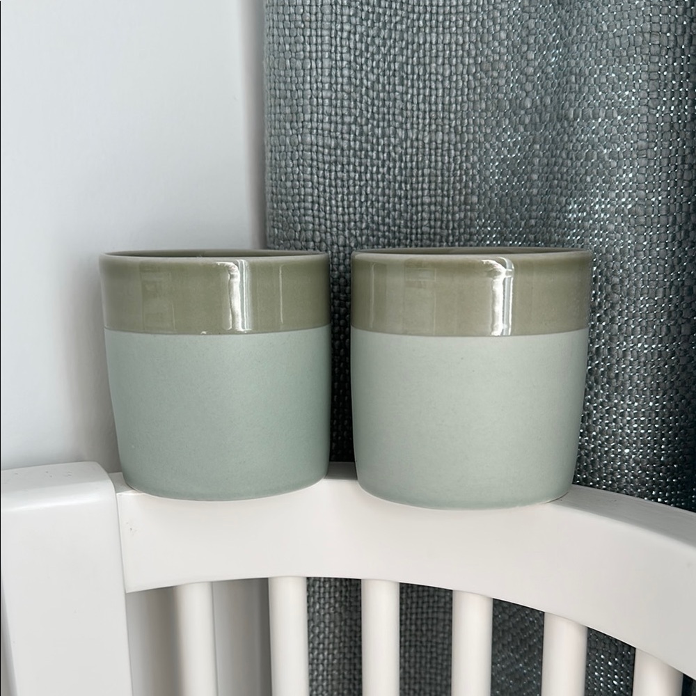 Green Ceramic Mugs